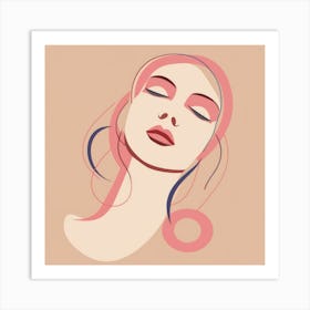 Portrait Of A Woman 39 Art Print