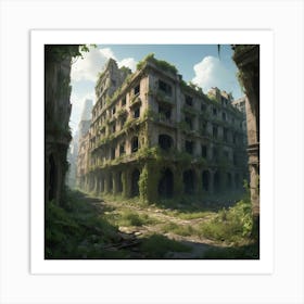 Last Of Us City art print 3 Art Print