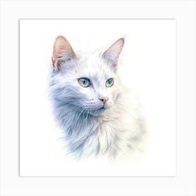 Minuet Cat Portrait 2 Art Print