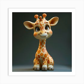 Giraffe 70 Art Print