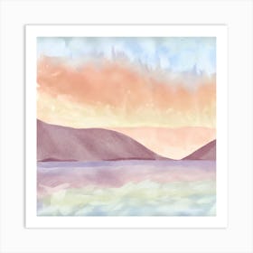 Watercolor Painting 2 Art Print