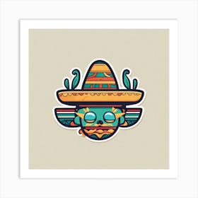 Mexican Skull 33 Art Print