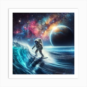 Astrosurfing 2.0 © Art Print