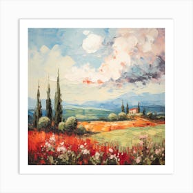 Brushed Illusions: Italian Dreamscape 2 Art Print