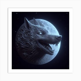 Wolf Moon 1 Art Print