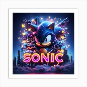 Sonic 02 Art Print