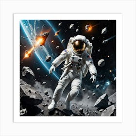 Among the Planets: An Astronaut's Odyssey Art Print