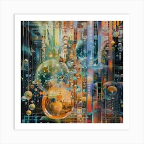 Space City 1 Art Print