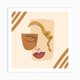 Portrait Of A Woman 4 Art Print