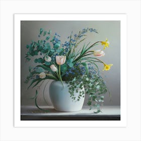 Flowers In A Vase 28 Art Print