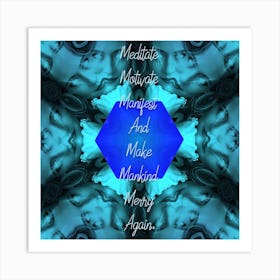 Meditative Mandala Art Print