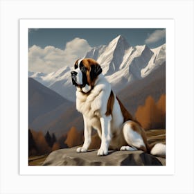 St. Bernard 1 Art Print