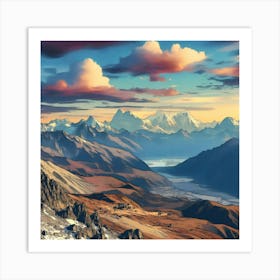 Alpine Serenity 16 1 Art Print