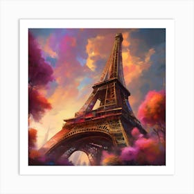 Eiffel Tower 2 Art Print