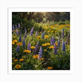 Wildflowers 1 Art Print