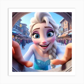 Frozen Elsa 2 Art Print