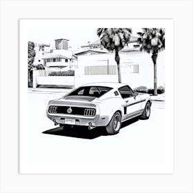 Ford Mustang Art Print