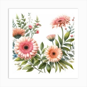 Gerberas 1 Art Print