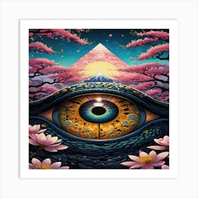 Eye Of The Dragon 1 Art Print