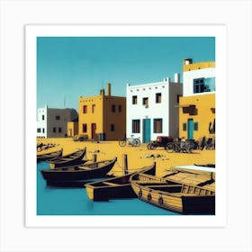 Boghé, Mauritania. Vintage Art Print