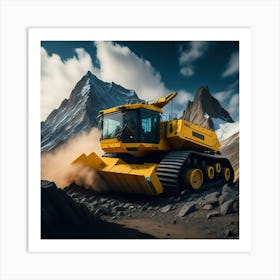 Buldozer Mountain (25) Art Print