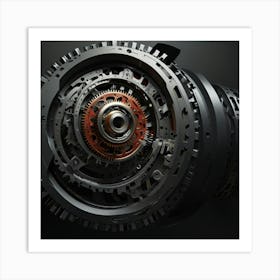 Default Create Unique Design Of Machine Art 0 Art Print