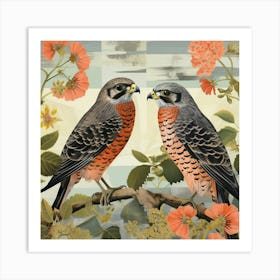 Bird In Nature Eurasian Sparrowhawk 3 Art Print