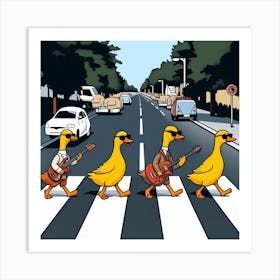 The Chickens Art Print