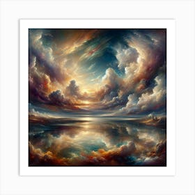 Cloudy Sky Art Print