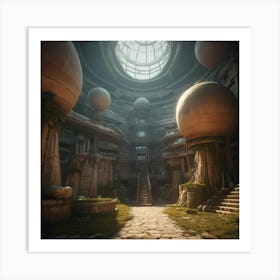 Spheres In Space Art Print