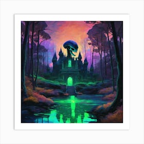 Alien Castle Art Print