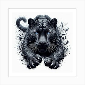 Black Panther 6 Art Print