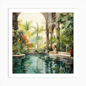 'The Pool' Art Print