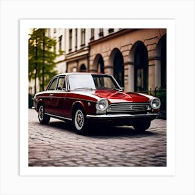 Fso Car Automobile Vehicle Automotive Polish Brand Logo Iconic Quality Reliable Affordabl Art Print