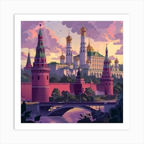 Moscow Kremlin 1 Art Print