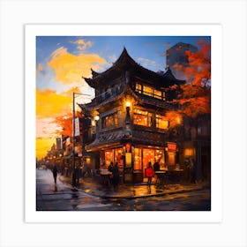 China Town 1 Art Print