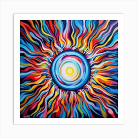 Hello sun Art Print