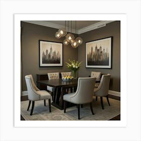 Default Create Unique Design Dinning Room Wall Art 0 Art Print