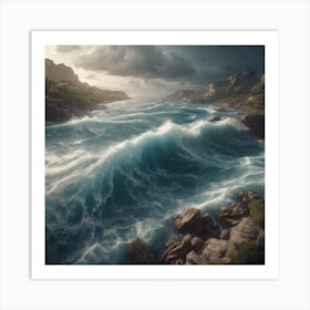 Stormy Sea Art Print