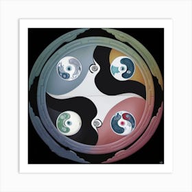 Yin Yang 5 Art Print