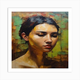 Portrait Of A Woman Art Print