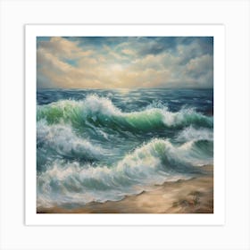 Seascape Painting Art Print