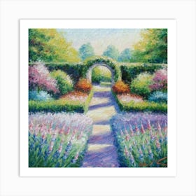 Garden Path Art Print