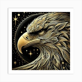 Golden Eagle 3 Art Print