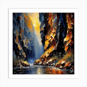 Canyon River Art Print