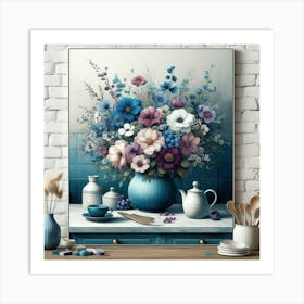 Flowers In A Vase Art Print