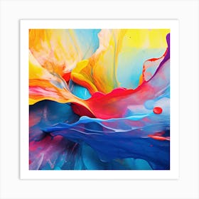 Abstract Painting 17 Art Print