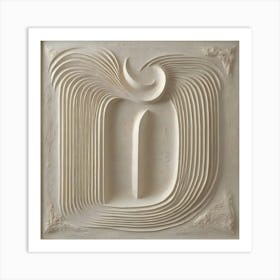 Letter D Art Print