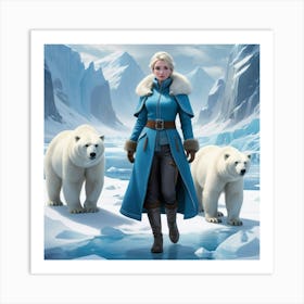 Polar Bears Art Print