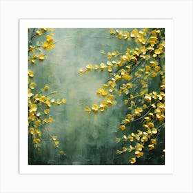 Yellow Blossoms 1 Art Print